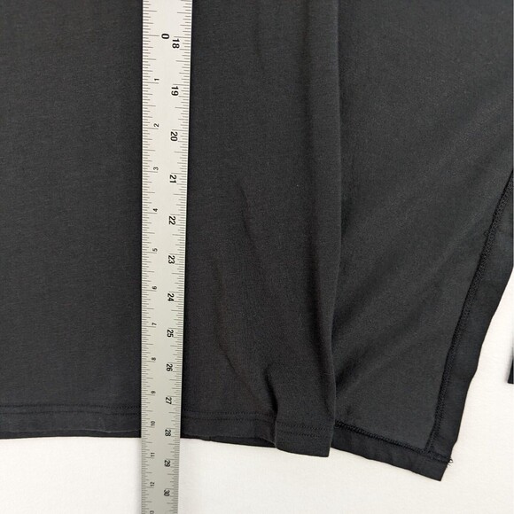 Varley Womens Small Napa Tie Waist Wrap Black Pima Cotton Tank Top - Picture 5 of 10